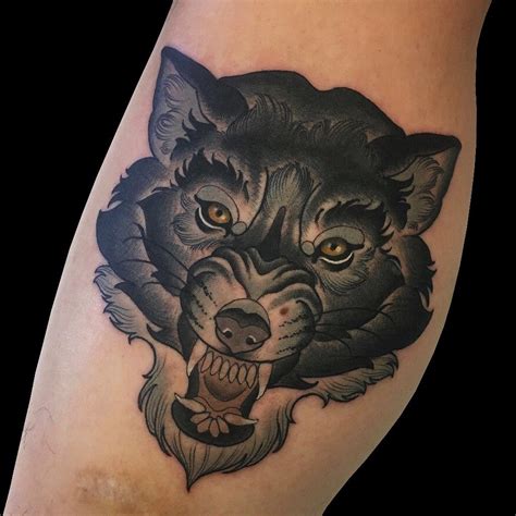 Check spelling or type a new query. Neo traditional wolf tattoo | Wolf tattoo traditional ...