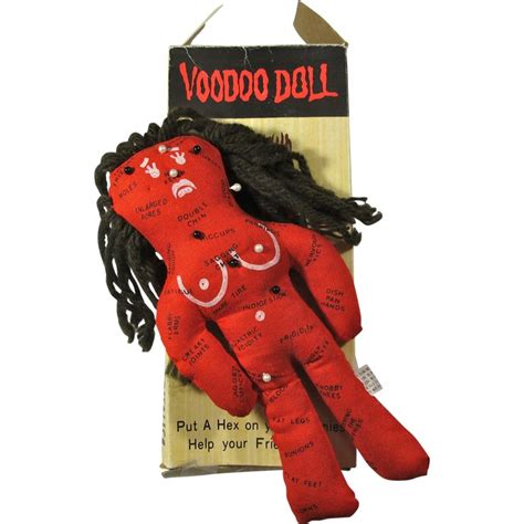 Souvenir Voodoo Doll From New Orleans With Original Box Voodoo Dolls Dolls Vintage Dolls