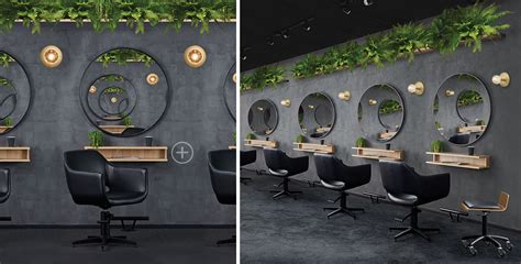 Salon Interior Design Inspo Dark Naturalist Salon Furniture