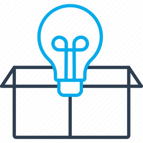 Bulb Idea Creative Solution Box Icon Download On Iconfinder