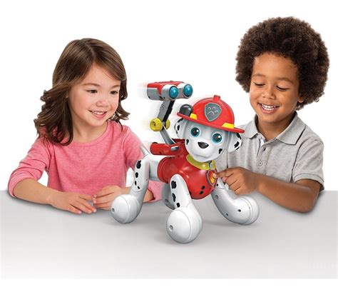 Use reading skills to catch ryder's robo dog and clean up the town. Perro Robot Marshall Paw Patrol Zoomer Interactivo - S ...