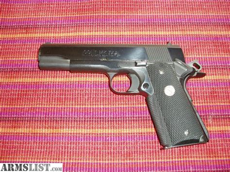 Armslist For Sale Colt Series 80 Mkiv Government Model