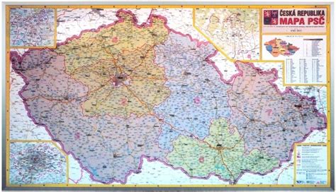 Topografische kaart tsjechië, hoogte, reliëf. Koop Postcodekaart Tsjechië 1:440.000 voordelig online bij ...