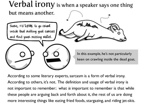 A Definition Of Verbal Irony Plus An Example Verbal