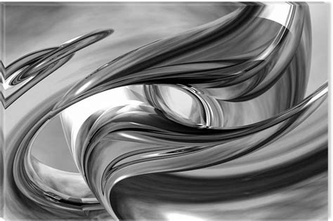 Art Abstract Black And White Picture