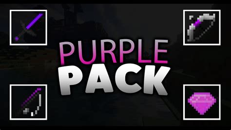 Monsos Purple Pack Resourcepack Youtube