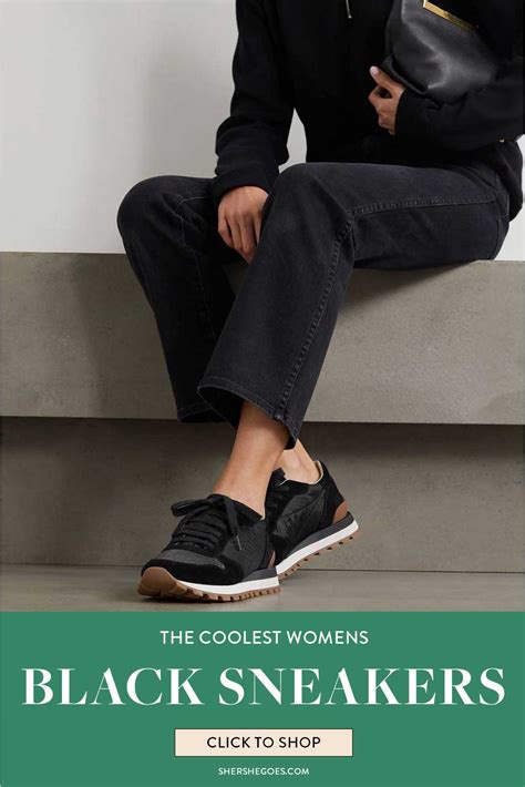 Back To Black The 6 Best Black Sneakers For Women 2021