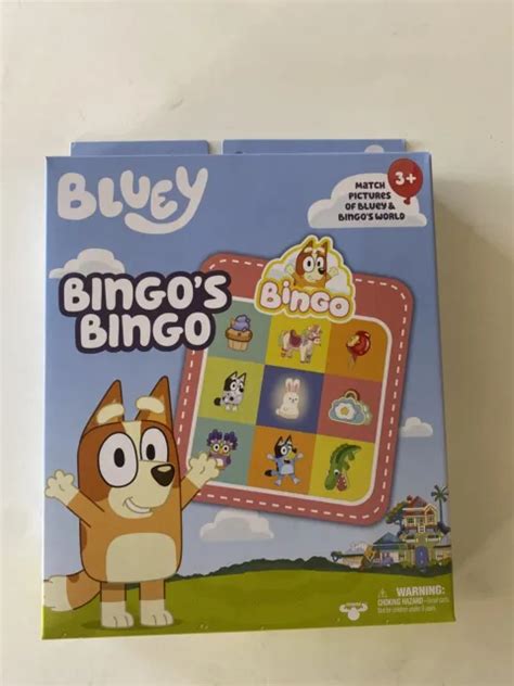 Bluey Bingos Bingo Card Game For 2 4 Players £1494 Picclick Uk