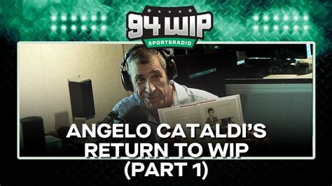 Angelo Cataldis Return To Wip Part 1 Wip Morning Show Youtube