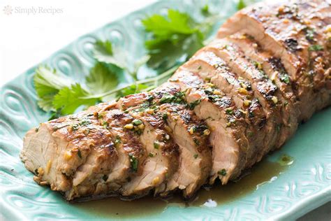 Though i get especially interested in pork during the fall, it's good in the spring, too, and here in france pork ribs perversely are only av. Grilled Ginger Sesame Pork Tenderloin Recipe | SimplyRecipes.com