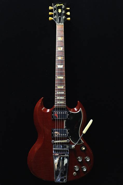 1966 Gibson Sg Standard Wine Red Guitars Electric Solid Body