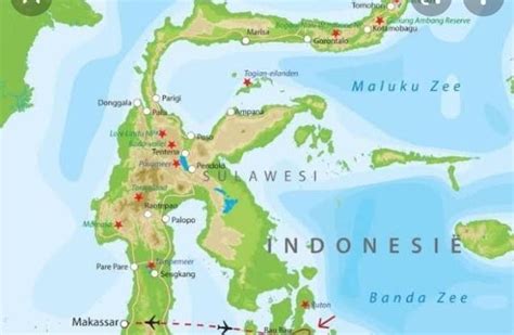 Peta Sulawesi Lengkap Dengan Keterangan Nama Provinsi Tarunas