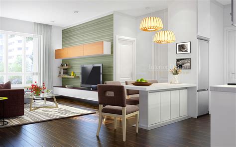 Tuananh Eke's open plan kitchen dining living on hardwood ...