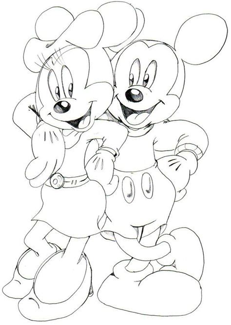 Mickey And Minnie Mouse By Trunks24 On Deviantart Disney Drawings