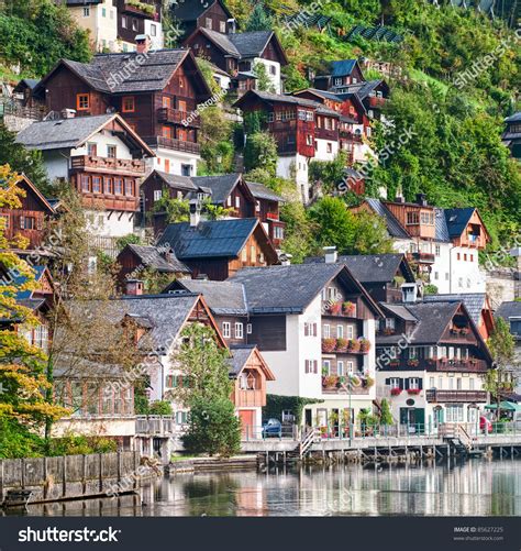 Austrian Village Alps Stock Photo 85627225 Shutterstock