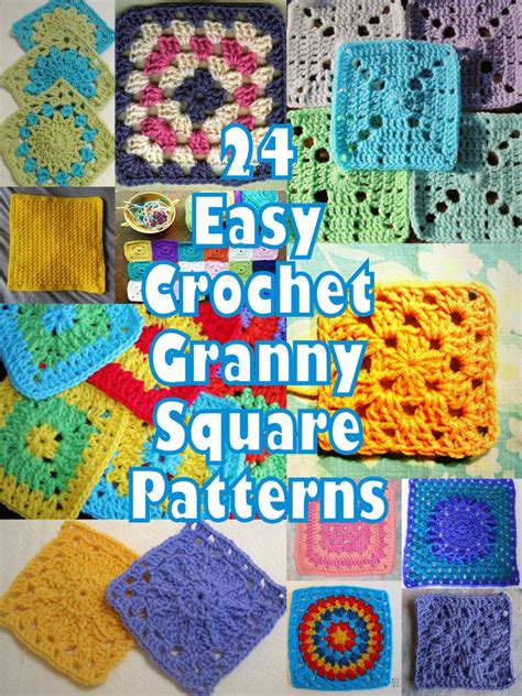 Basic Granny Square Allfreecrochetafghanpatterns Com