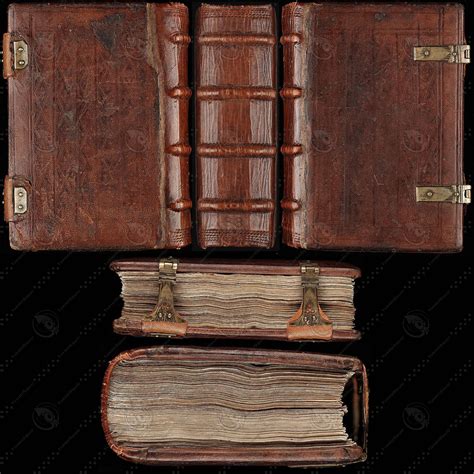 Book Texture Medieval Books Texture Mapping Miniature Books Bradley