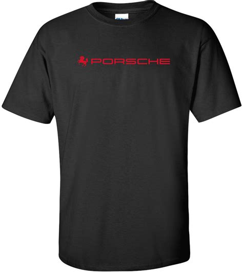 Porsche Vintage Logo German Car Company T Shirt Interspace180