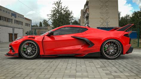 Fancy Your C8 Corvette With A Massive Wing Top Gear