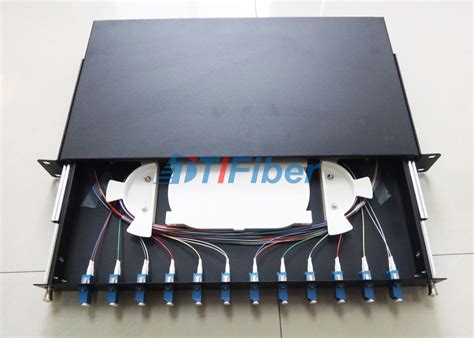 Fiber to the home (ftth) adalah sistem penyediaan akses jaringan fiber optik dimana titik konversi optik berada di rumah pelanggan. 12 Core LC Duplex Adapters Rack Mount Fiber Optic Patch Panel Sliding Type