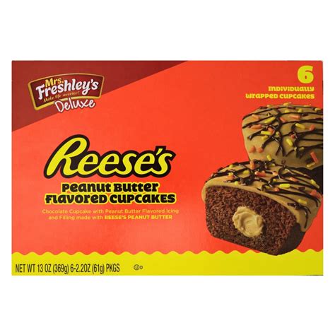 Mrs Freshleys Reeses Peanut Butter Flavored Cupcakes Candy Funhouse Ca