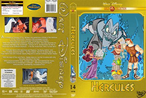 Hercules Limited Issue Dvd Cover Walt Disney Characte Vrogue Co