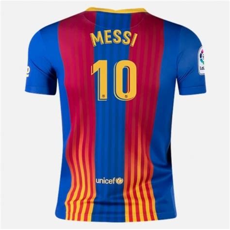 Fc Barcelona Lionel Messi 10 El Clasico Fotbalové Dres 2021 Krátký