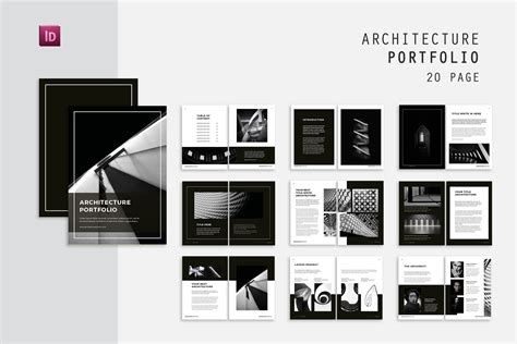 Write Architecture Portfolio Magazine Templates Creative Market