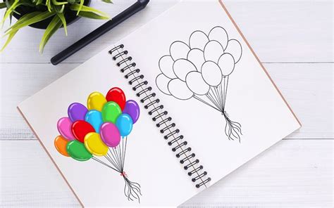 How To Draw A Balloon A Fun And Easy Balloon Drawing Tutorial