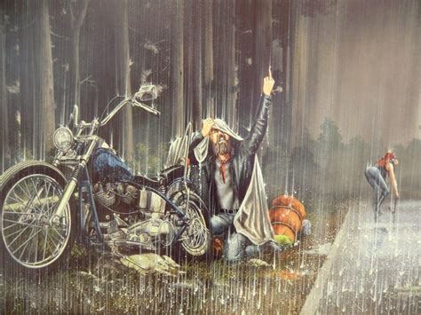 Biker Art Illustration David Mann