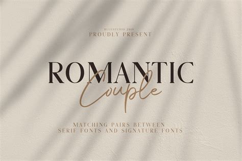 Romantic Couple Is The Perfect Collection Of Fonts For Any Design