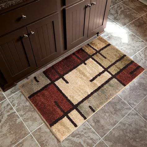 Better Homes And Gardens Spice Grid Indoor Accent Rug Rouge 20 X 34