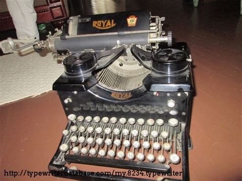1927 Royal 10 On The Typewriter Database