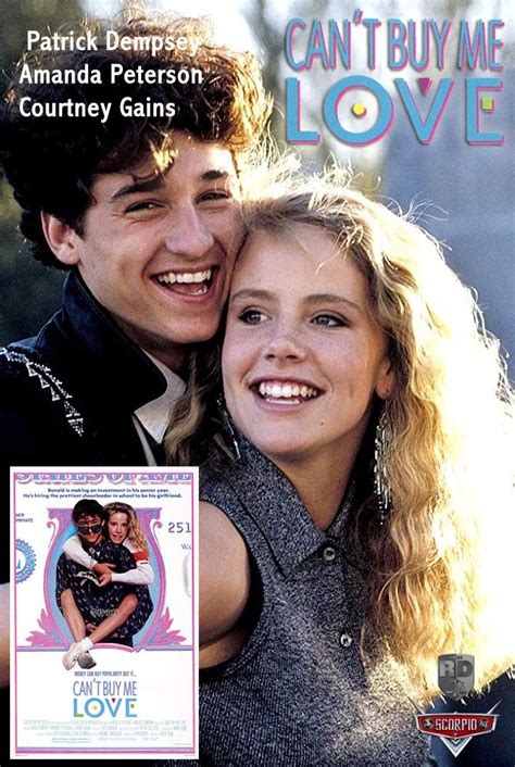 The Movie Poster For Can T Buy Me Love Starring Amanda Peterson And Johnny Gainson