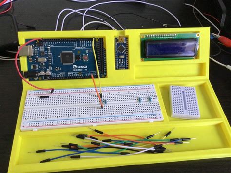 Arduino Microcontroller And Breadboard Stand 3dthursday 3dprinting