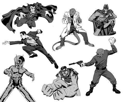 Assorted Marvel Villains By Dusty Abell On Deviantart