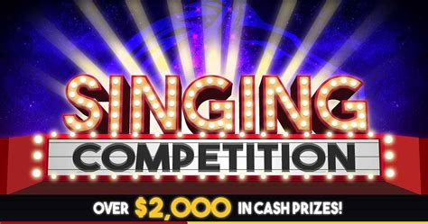 Singing Competition Over 2000 In Cash Prizes