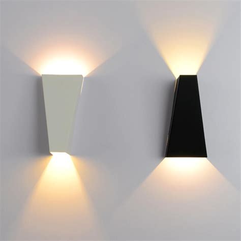 Modern Nordic Geometric Led Wall Lamp Bedside Night Light Bedroom