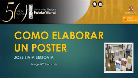 Como Elaborar Un Poster