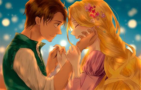 Tangled Disney Romance Rapunzel Disney Movie Flynn Rider Hd Wallpaper Peakpx