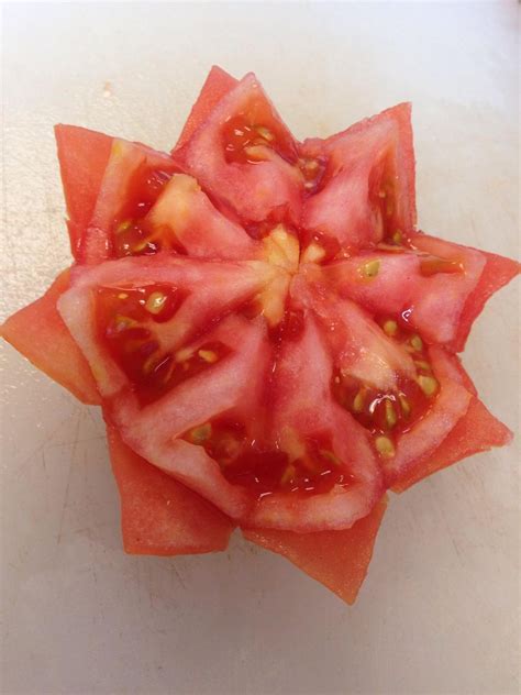 How To Make A Tomato Flower Garnish Bc Guides