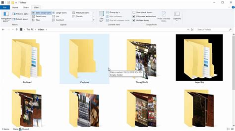 Organization Setting Folder Styles In Windows 10 Youtube