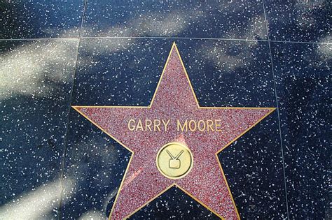 Hollywood Walk Of Fame Star By Name Of Garry Moore Editorial Stock