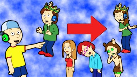 Caillou Changes Everyones Gendercourtgrounded Youtube