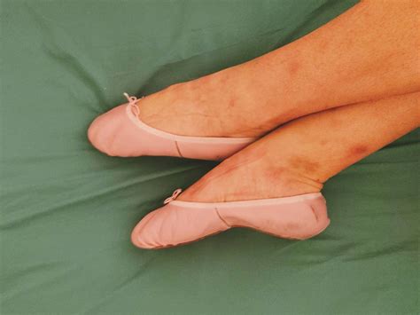 Pink Leather Ballet Slippers And Nothing Else Ballet Sli… Fetishballerino79 Flickr