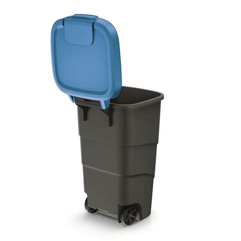 Wheeler 110l Wheelie Bin Trash Can With Wheels And Lid Large Universal