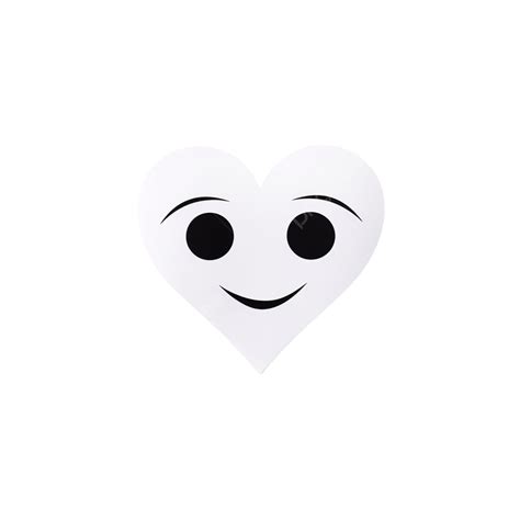 Face With Heart Eyes, Decorative, Ornament, Ink PNG Transparent Image