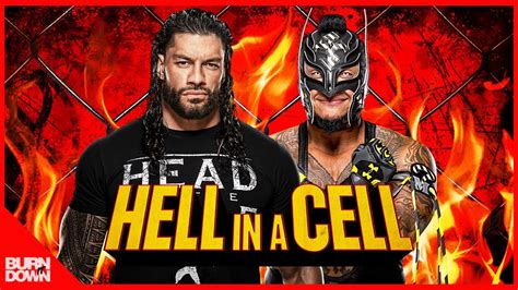 Wwe Roman Reigns Vs Rey Mysterio Hell In A Cell 2021 Youtube