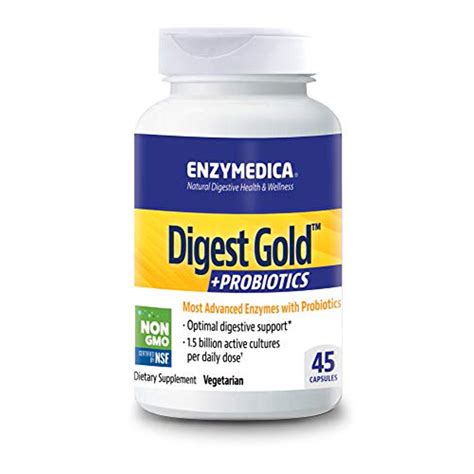 Enzymedica Digest Gold Probiotic Digestive Enzymes 45 Capsules