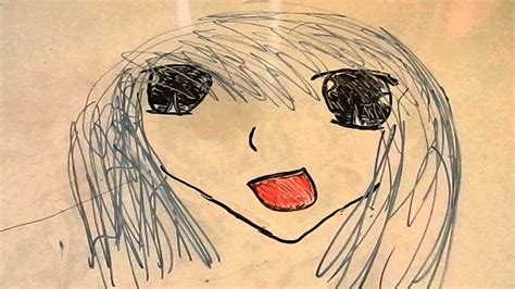 Ugly Whiteboard Drawing I Like Anime Me Being Weird P Youtube